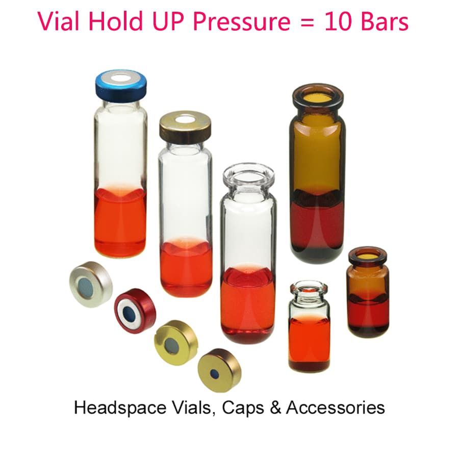 Gas Chromatography Analysis Headspace Vials 8MM Centre Hole China UK